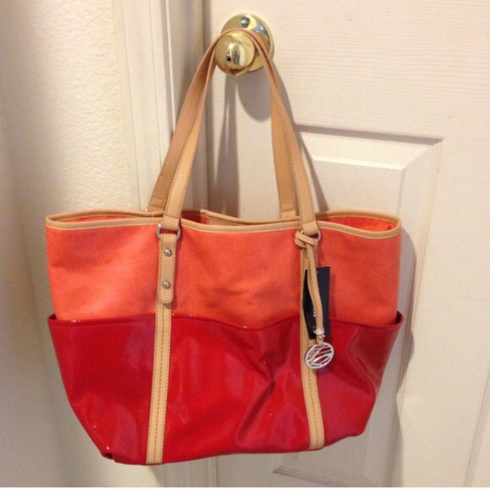 Big Color Block Tote